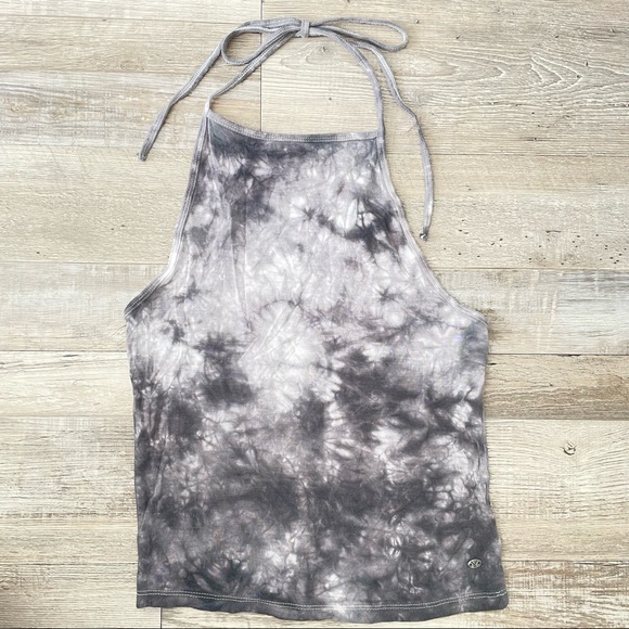 American Eagle High Neck Tie Dye Halter Top - Picture 2 of 5